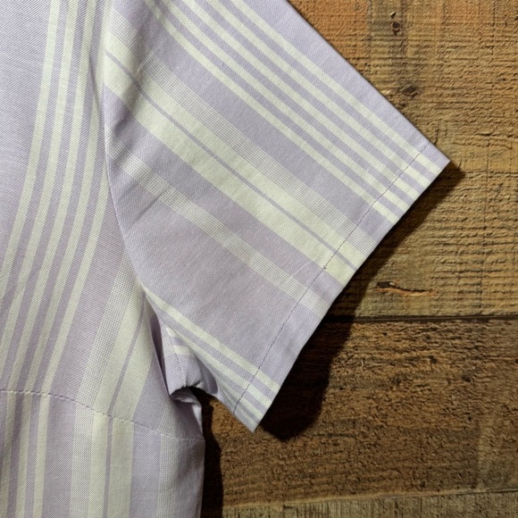 🌻 Wayward Fancies eShakti Lilac Striped Button Down A-Line Shirtdress *no size* - Picture 4 of 12
